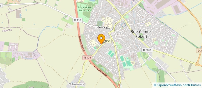 localisation de l'entreprise MONSIEUR FABIEN GREGOIRE-BIEN  BRIE-COMTE-ROBERT