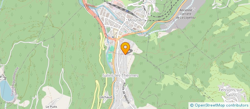 localisation de l'entreprise MONSIEUR FABIEN GRESSIER  GRAND-AIGUEBLANCHE