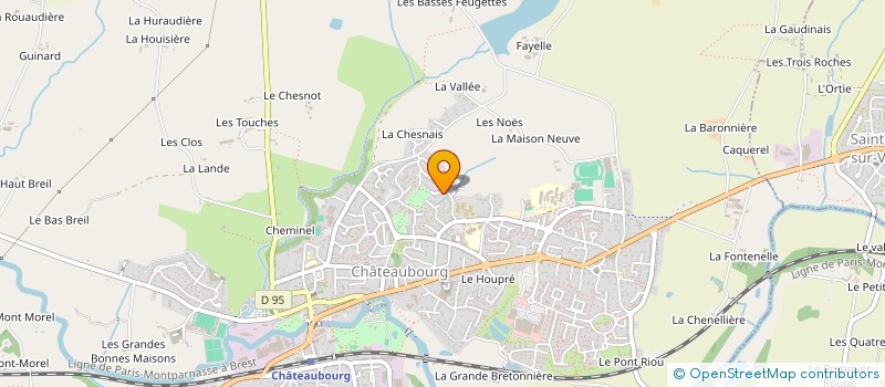 localisation de l'entreprise MONSIEUR FABIEN GRIGNON  CHATEAUBOURG