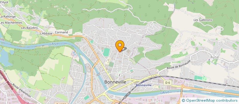 localisation de l'entreprise MONSIEUR FABIEN GRIMAL  BONNEVILLE