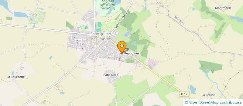 localisation de l'entreprise MONSIEUR FABIEN GROLLEAU  SAINT-JULIEN-DES-LANDES