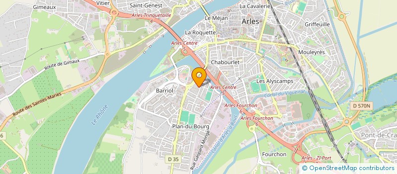 localisation de l'entreprise MONSIEUR FABIEN GRONCHI  ARLES