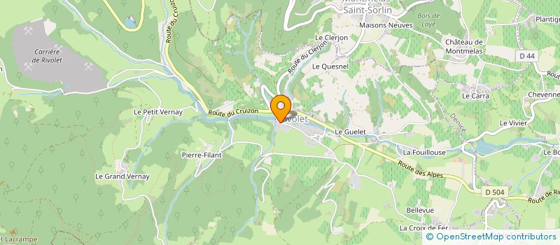localisation de l'entreprise MONSIEUR FABIEN GROS à RIVOLET