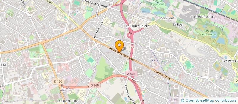 localisation de l'entreprise MONSIEUR FABIEN GROSBOIS à ANGERS