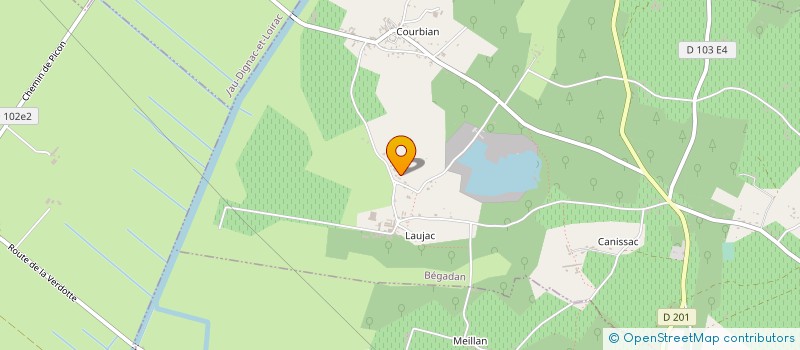 localisation de l'entreprise MONSIEUR FABIEN GROSSO  BEGADAN