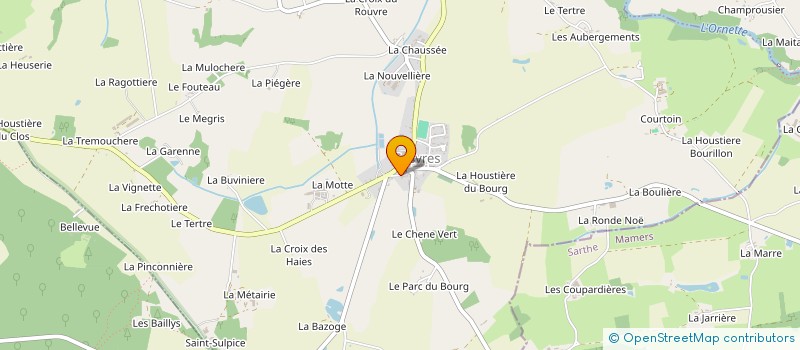 localisation de l'entreprise MONSIEUR FABIEN GUEGANT  GESVRES