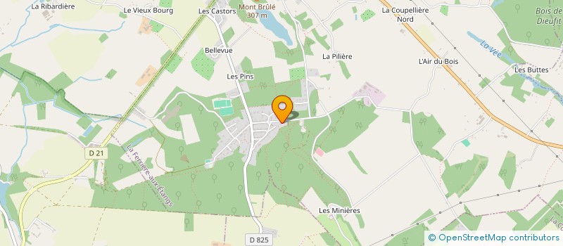 localisation de l'entreprise MONSIEUR FABIEN GUENY à LA FERRIERE-AUX-ETANGS