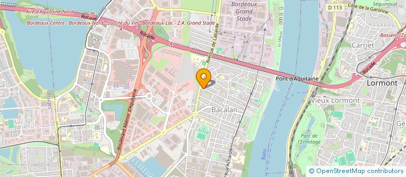 localisation de l'entreprise MONSIEUR FABIEN GUERIN  BORDEAUX