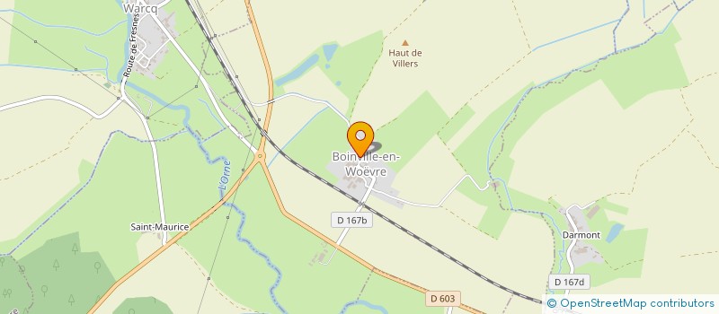 localisation de l'entreprise MONSIEUR FABIEN GUERRIER à BOINVILLE-EN-WOEVRE