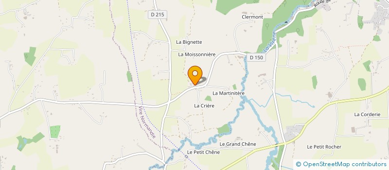 localisation de l'entreprise MONSIEUR FABIEN GUEZET  VIRE NORMANDIE