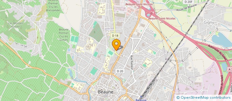 localisation de l'entreprise MONSIEUR FABIEN GUICHARD à BEAUNE