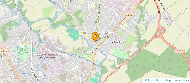 localisation de l'entreprise MONSIEUR FABIEN GUICHARD  PONT-SAINTE-MARIE