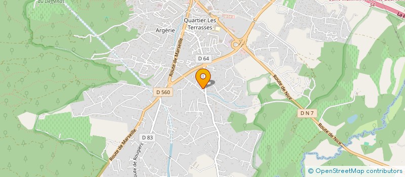 localisation de l'entreprise MONSIEUR FABIEN GUIDONI à SAINT-MAXIMIN-LA-SAINTE-BAUME