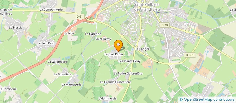 localisation de l'entreprise MONSIEUR FABIEN GUIHENEUF  SAINT-PHILBERT-DE-GRAND-LIEU