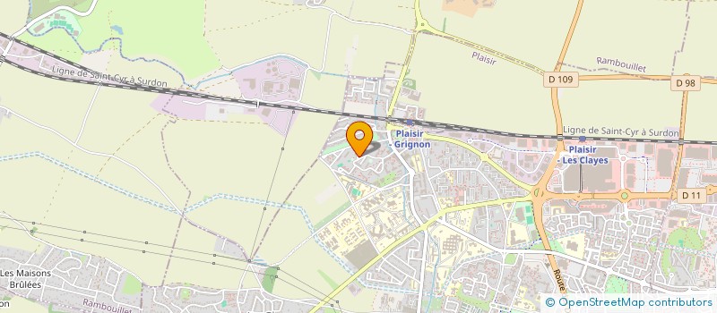 localisation de l'entreprise MONSIEUR FABIEN GUILLAUME  PLAISIR