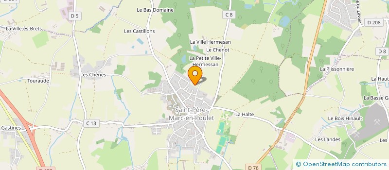 localisation de l'entreprise MONSIEUR FABIEN GUILLEMOT  SAINT-PERE-MARC-EN-POULET