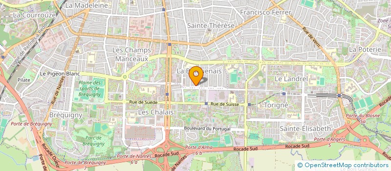 localisation de l'entreprise MONSIEUR FABIEN GUILLEMOT  RENNES