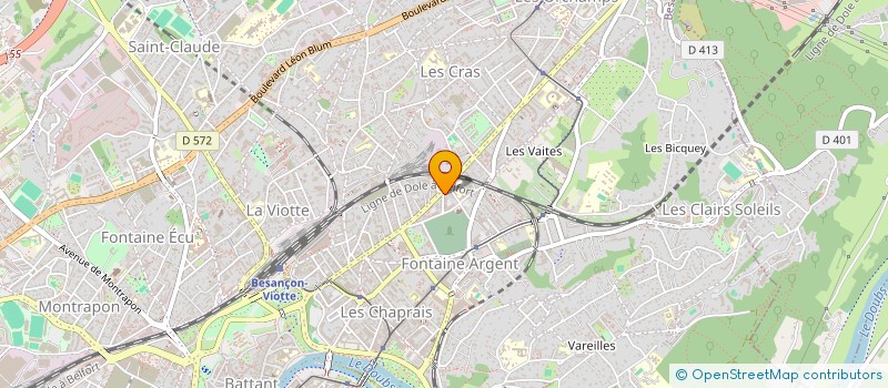 localisation de l'entreprise MONSIEUR FABIEN GUILLERMONT à BESANCON