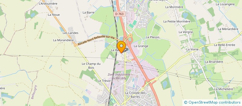 localisation de l'entreprise MONSIEUR FABIEN GUILLOTEAU  BELLEVIGNY