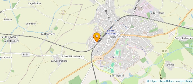 localisation de l'entreprise MONSIEUR FABIEN GUILLOTTE à SAINTE-PAZANNE