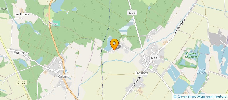 localisation de l'entreprise MONSIEUR FABIEN GUINAND  LE LOUVEROT