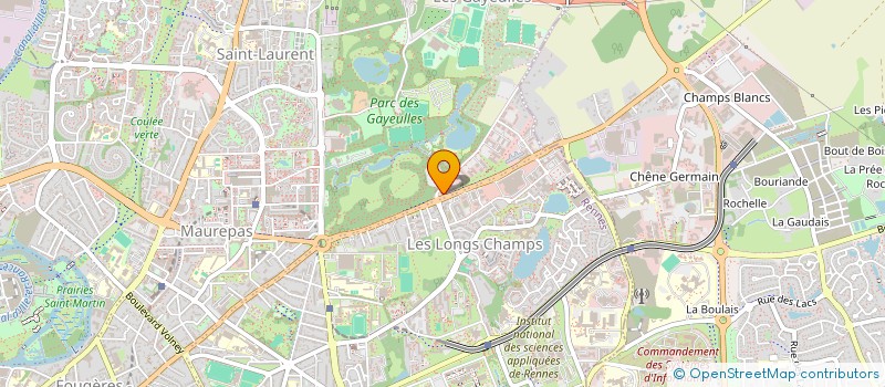 localisation de l'entreprise MONSIEUR FABIEN GUINARD  RENNES