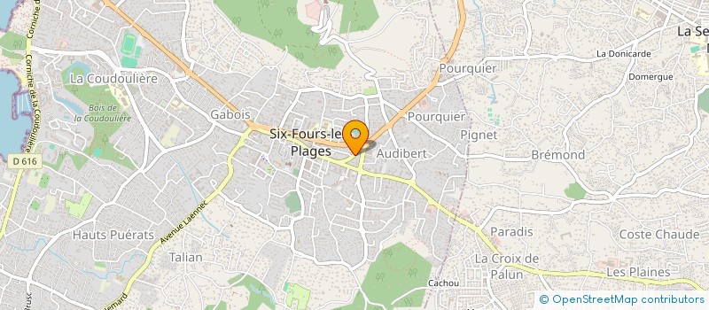 localisation de l'entreprise MONSIEUR FABIEN GUIOT à SIX-FOURS-LES-PLAGES