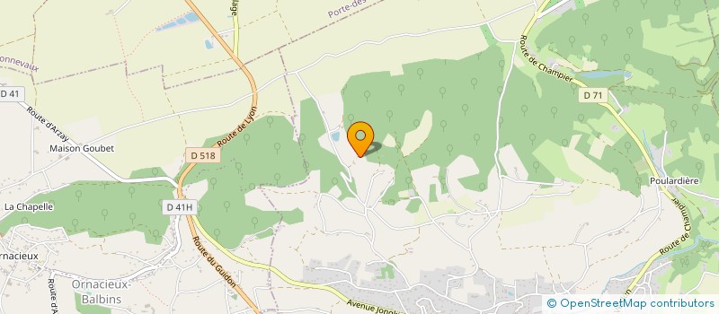 localisation de l'entreprise MONSIEUR FABIEN GUMUCHIAN  LA COTE-SAINT-ANDRE