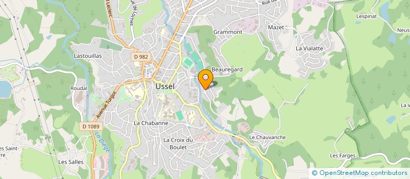 localisation de l'entreprise MONSIEUR FABIEN GUYET  SAINT-ETIENNE-LA-GENESTE