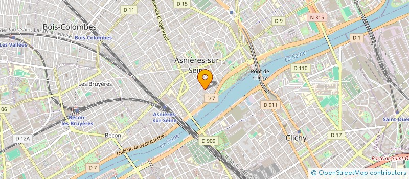 localisation de l'entreprise MONSIEUR FABIEN HAJJAR à ASNIERES-SUR-SEINE
