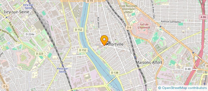 localisation de l'entreprise MONSIEUR FABIEN HALLEY à ALFORTVILLE