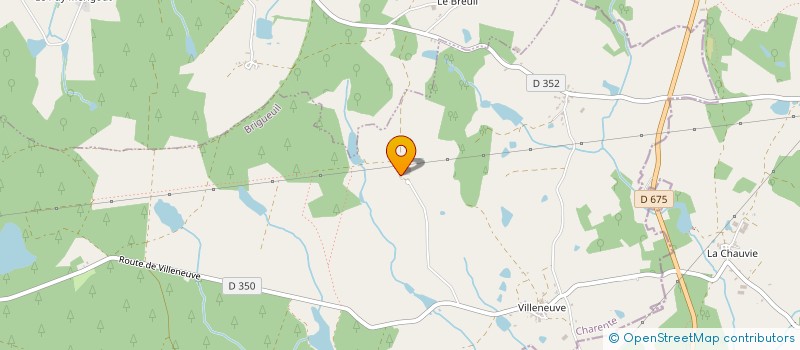 localisation de l'entreprise MONSIEUR FABIEN HAMARD  BRIGUEUIL