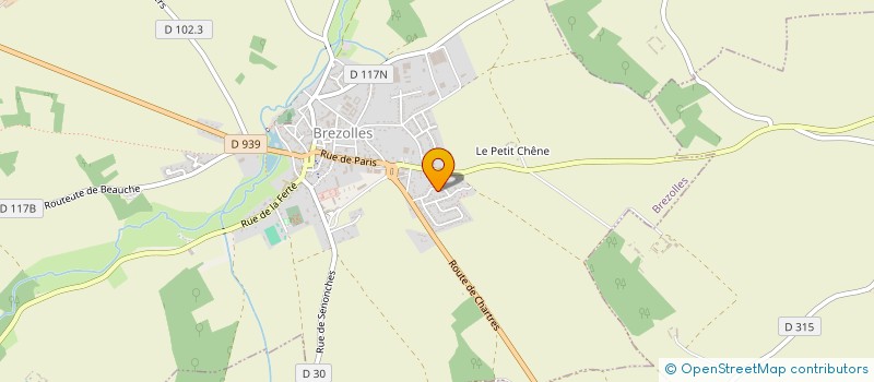 localisation de l'entreprise MONSIEUR FABIEN HAMELIN à BREZOLLES