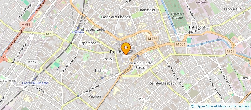 localisation de l'entreprise MONSIEUR FABIEN HAMES à ROUBAIX