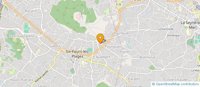localisation de l'entreprise MONSIEUR FABIEN HARBI à SIX-FOURS-LES-PLAGES