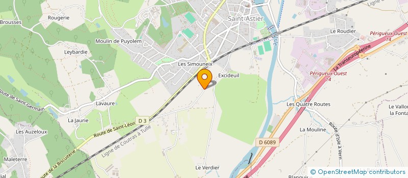 localisation de l'entreprise MONSIEUR FABIEN HARDI  SAINT-ASTIER