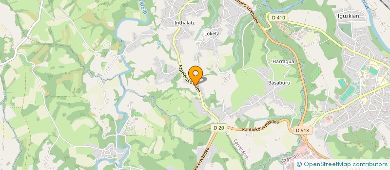 localisation de l'entreprise MONSIEUR FABIEN HARRIET  LARRESSORE