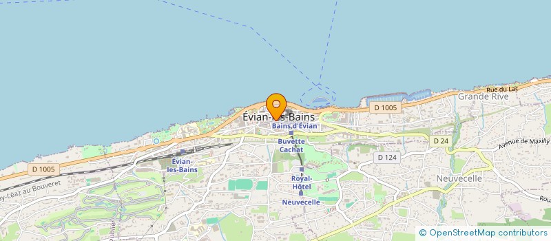 localisation de l'entreprise MONSIEUR FABIEN HASEMANN à EVIAN-LES-BAINS