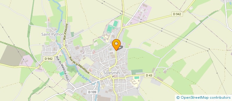 localisation de l'entreprise MONSIEUR FABIEN HECHO à SOLESMES
