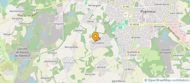 localisation de l'entreprise MONSIEUR FABIEN HELLEGOUARCH  PLOEMEUR