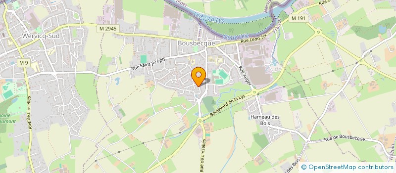 localisation de l'entreprise MONSIEUR FABIEN HENON  BOUSBECQUE