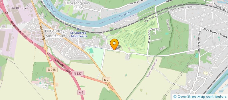 localisation de l'entreprise MONSIEUR FABIEN HERAULT à LE COUDRAY-MONTCEAUX
