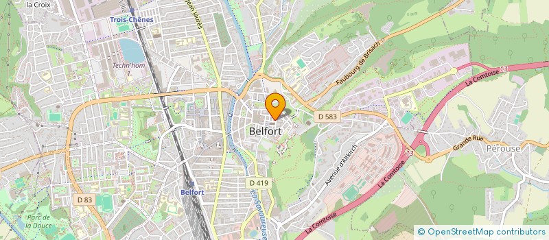 localisation de l'entreprise MONSIEUR FABIEN HERNANDEZ à BELFORT