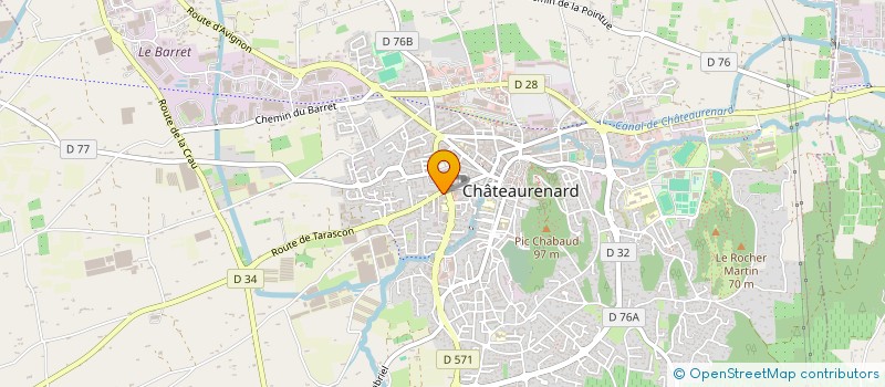 localisation de l'entreprise MONSIEUR FABIEN HERNOUT  CHATEAURENARD