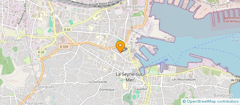 localisation de l'entreprise MONSIEUR FABIEN HEURTIER  LA SEYNE-SUR-MER