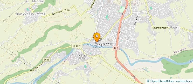 localisation de l'entreprise MONSIEUR FABIEN HILTA  SAINT-ANDRE