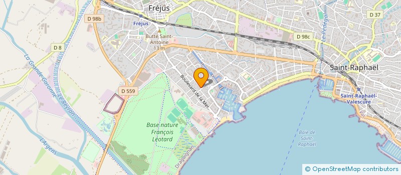 localisation de l'entreprise MONSIEUR FABIEN HIRTZ à FREJUS