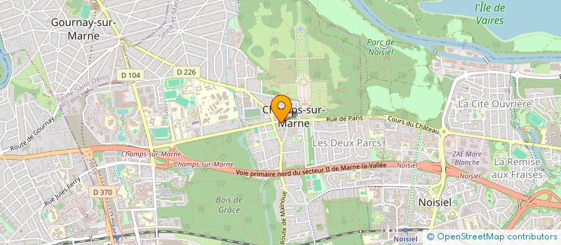 localisation de l'entreprise MONSIEUR FABIEN HUCHET  CHAMPS-SUR-MARNE