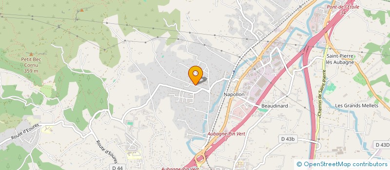 localisation de l'entreprise MONSIEUR FABIEN HUGONI à AUBAGNE