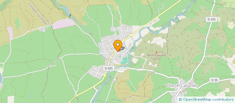 localisation de l'entreprise MONSIEUR FABIEN ICHE  VILLEGAILHENC